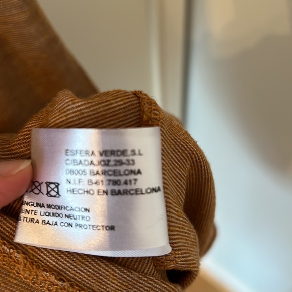 Boutique Systemaction Mini Tan Dress - Picture 9 of 9